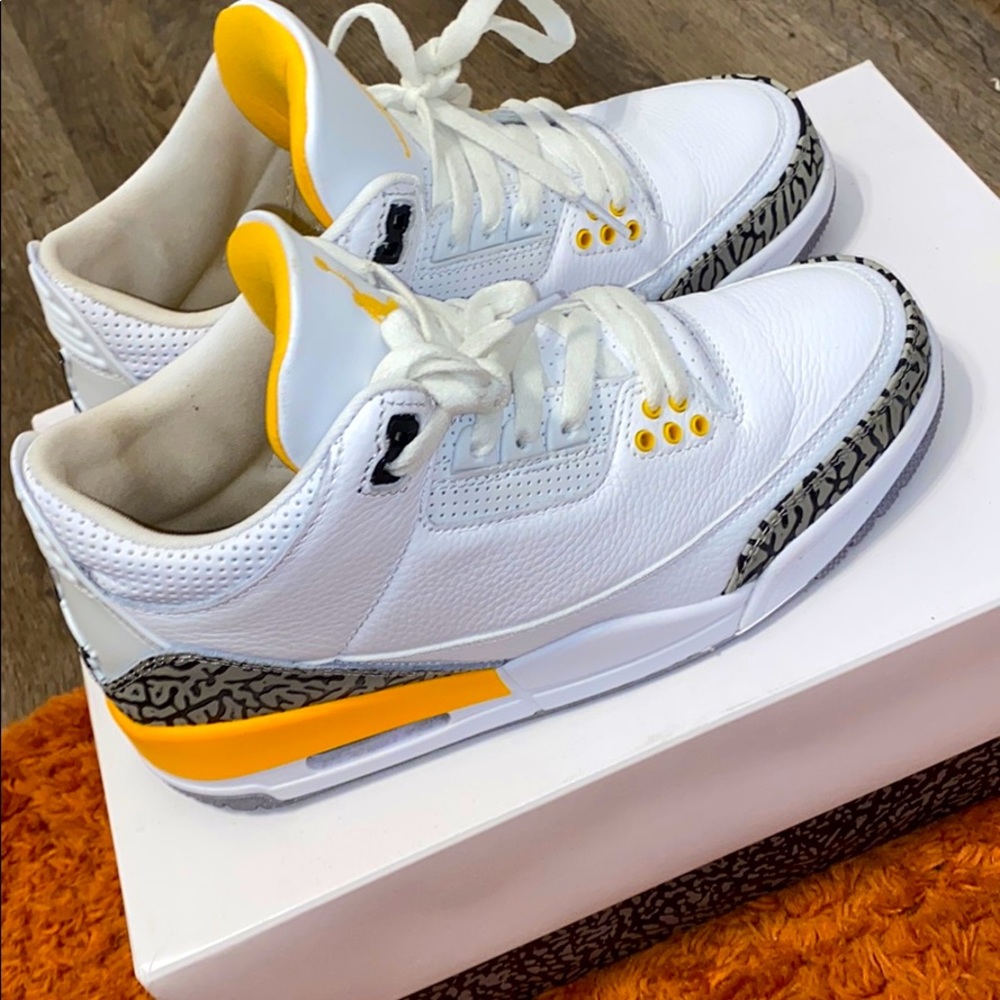 Jordan 3 citrus laser orange
